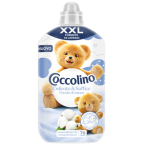 Кондиционер для белья Coccolino Delicato & Soffice, 76 стирок, 1,75 л